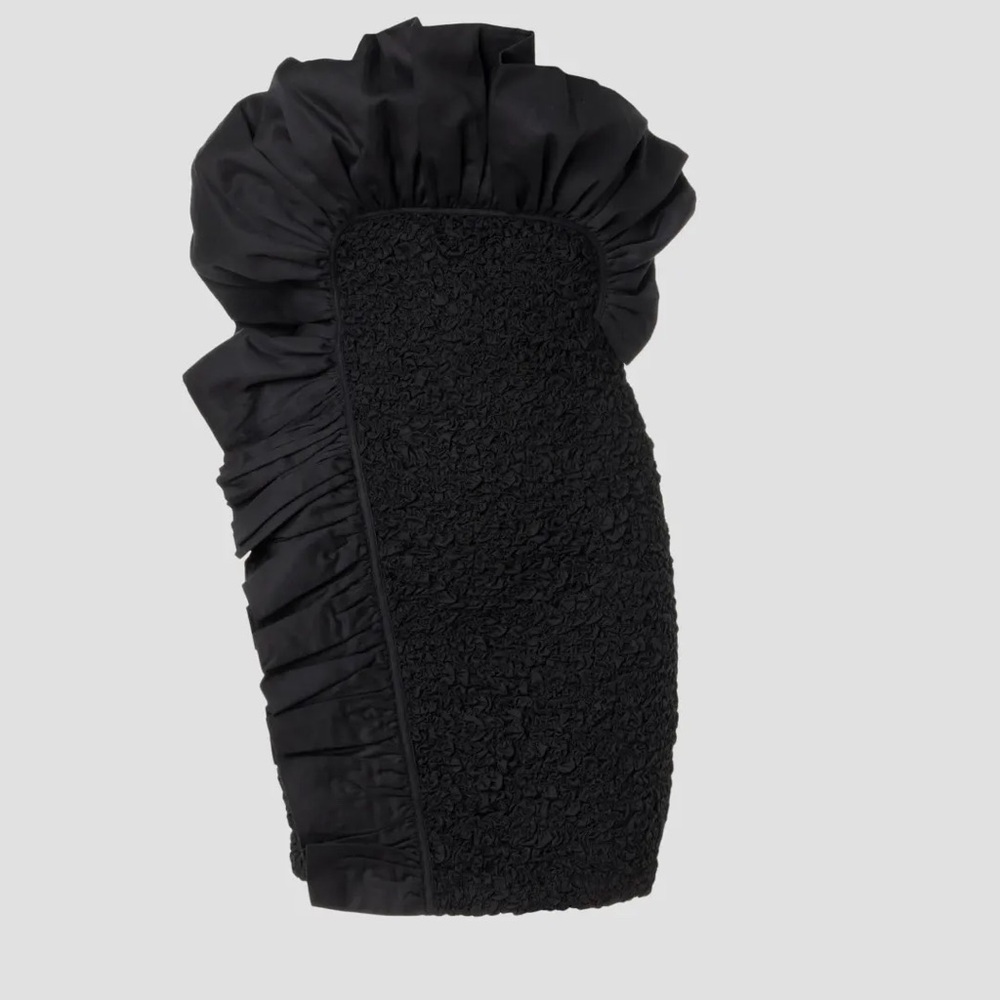 Mara Hoffman Black Strapless Dress